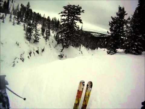 GoPro ski crash