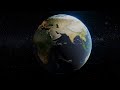 4K 3D Earth Globe Spinning Night Day