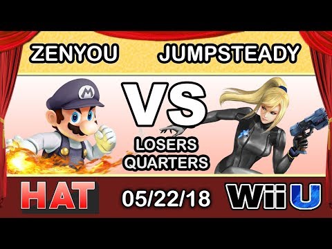 HAT 23 - eM | Zenyou (Mario) Vs. Jumpsteady (Zero Suit) Losers Quarters - Smash 4