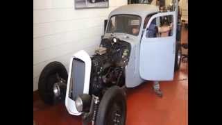 preview picture of video 'Hot Rod PickUp StartUp - D Rods Garage'