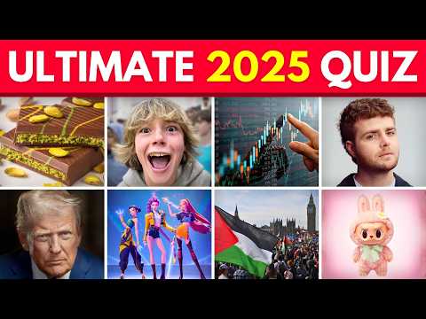 Trivia Quiz about the Year 2025 🍾 |  The Ultimate End of the Year Quiz