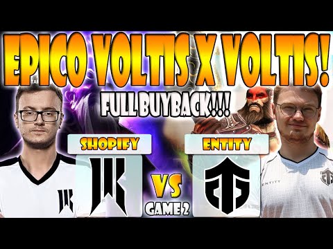 SHOPIFY REBELLION VS ENTITY BO2[GAME 2] MIRACLE, ARTEEZY VS WATSON - DREAMLEAGUE SEASON 20 - DOTA 2