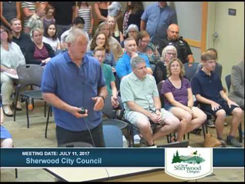 Sherwood City Council - July 11, 2017