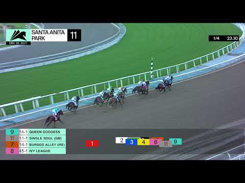 Queen Goddess wins the Grade 1 American Oaks on Sunday, December 26th, 2021.