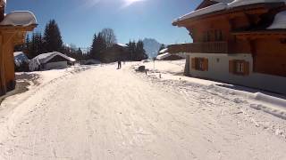 preview picture of video 'GoPro Skiing Bretaye to Villars Part 2'