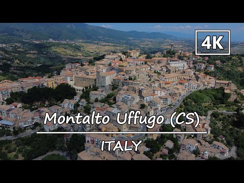 Borghi di Italia - Montalto Uffugo - Calabria [4K]. Flight and walking tour.