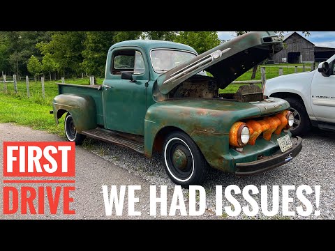 Barn Find 1 owner 52 Ford truck survivor back on the road after years parked