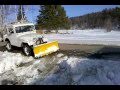 Plowing Snow With Jeep Cj5