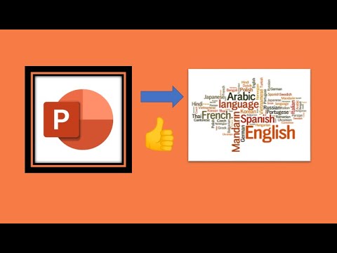 How to translate Power Point slides.
