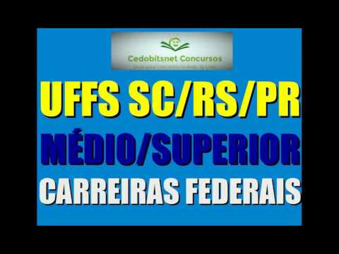 UFFS SC RS PR CONCURSO PÚBLICO PROVAS QUESTÕES SIMULADO CURSO APOSTILA UNIVERSIDADE FEDERAL FRONTEIR