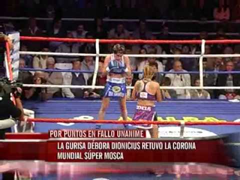 La Gurisa Débora Dionicius retuvo la corona mundial Súper Mosca