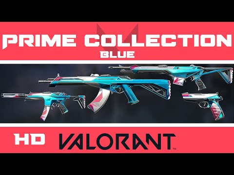 VALORANT Prime Skins | Blue: Level 6 Chroma Variant | HD Skin Collection Showcase