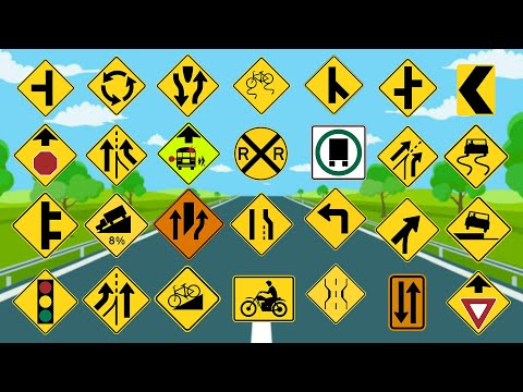 PASS The DMV Driving Test 2026 – Top 60 Must Know US Road Sign For Driving Test