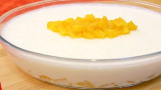 DELÍCIA CREMOSA DE PÊSSEGO! VOCÊ NUNCA VIU MAIS FÁCIL QUE ESSA! SOBREMESA INCRÍVEL!!-Isamara Amâncio