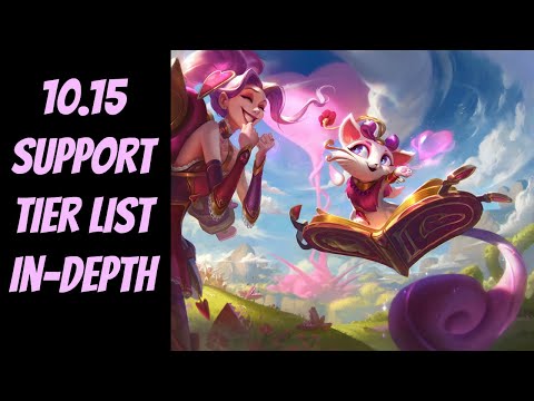 10.15 Support Tier List In-Depth -- League of Legends -- Season 10