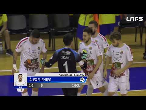 Gol Álex Fuentes (1-1) Gran Canaria - Naturpellet Segovia. J24, 1Div. LNFS