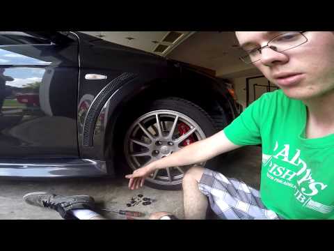The Dog House Installs Rally Armor Mudflaps | 2013 Mitsubishi Evo X