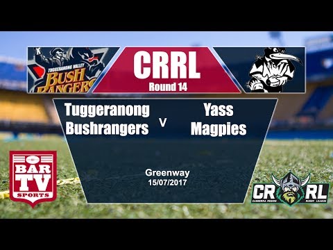 2017 Canberra RL Round 14 1st Grade - Tuggeranong Bushrangers v Yass Magpies