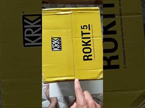 Krk Rokit 5 G4 Active Studio Monitors Unbox Review by AAB