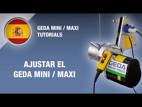 GEDA MINI / MAXI Tutorial - Ajustar el GEDA MINI / MAXI (ES)