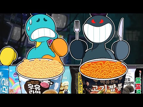 Poppy Playtime Chapter 4 - Doey the Doughman VS EVIL Doey the Doughman Convenience Store MUKBANG