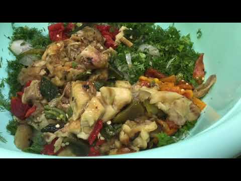 Grilled Azerbaijani Eggplant Salad - Badimcan Bieber kabob salati