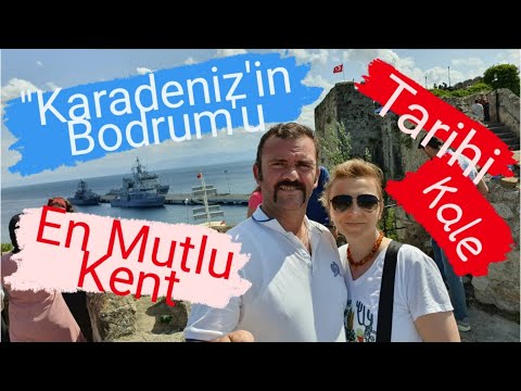 Why is Sinop the happiest city? Historical Sinop Castle. Turkey.