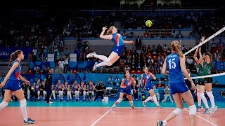 TOP 50 Best Women&#39;s Volleyball Spikes | 3rd Meter Spikes | Powerful Spikes