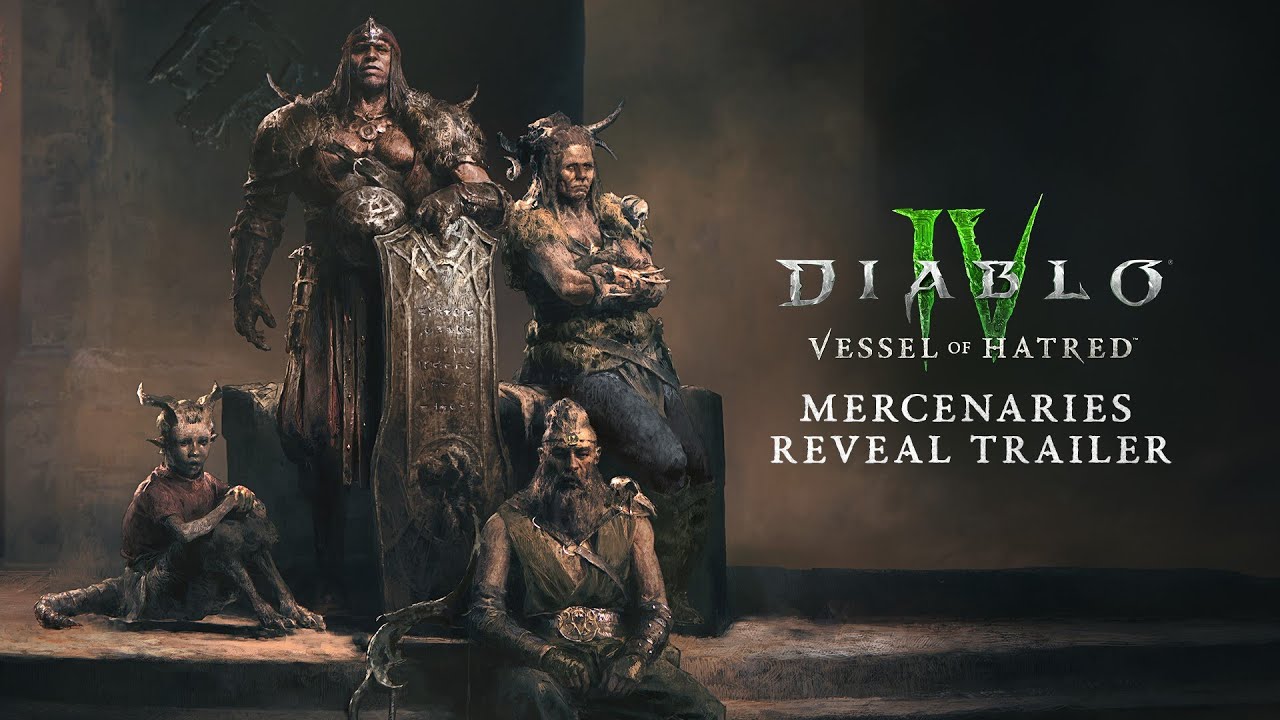 Blizzard возвращает наемников в Diablo 4: Vessel of Hatred 1 Diablo IV | Vessel of Hatred | Mercenaries Reveal Trailer - YouTube