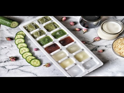 مكعبات الثلج لبشرة نضرة ومشدودة ب 6 مكونات مختلفة تساعد على تضييق المسام ومقاومة لظهور التجاعيد هنا hana