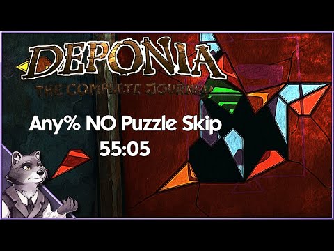 Deponia - The Complete Journey - Speedrun - Any% No Puzzle Skip 55:05 [WR]