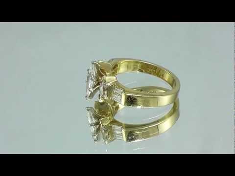 1.20ctw 3 Stone Marquise Diamond Engagement Ring w/ Accents Shreveport Engagement Rings