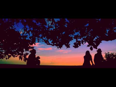 silhouettes in sunset