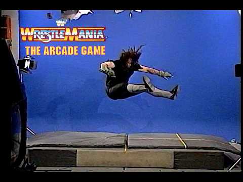 Undertaker Does Moonsault Bumps And More In WWF WrestleMania: The Arcade Game Motion Capture Video