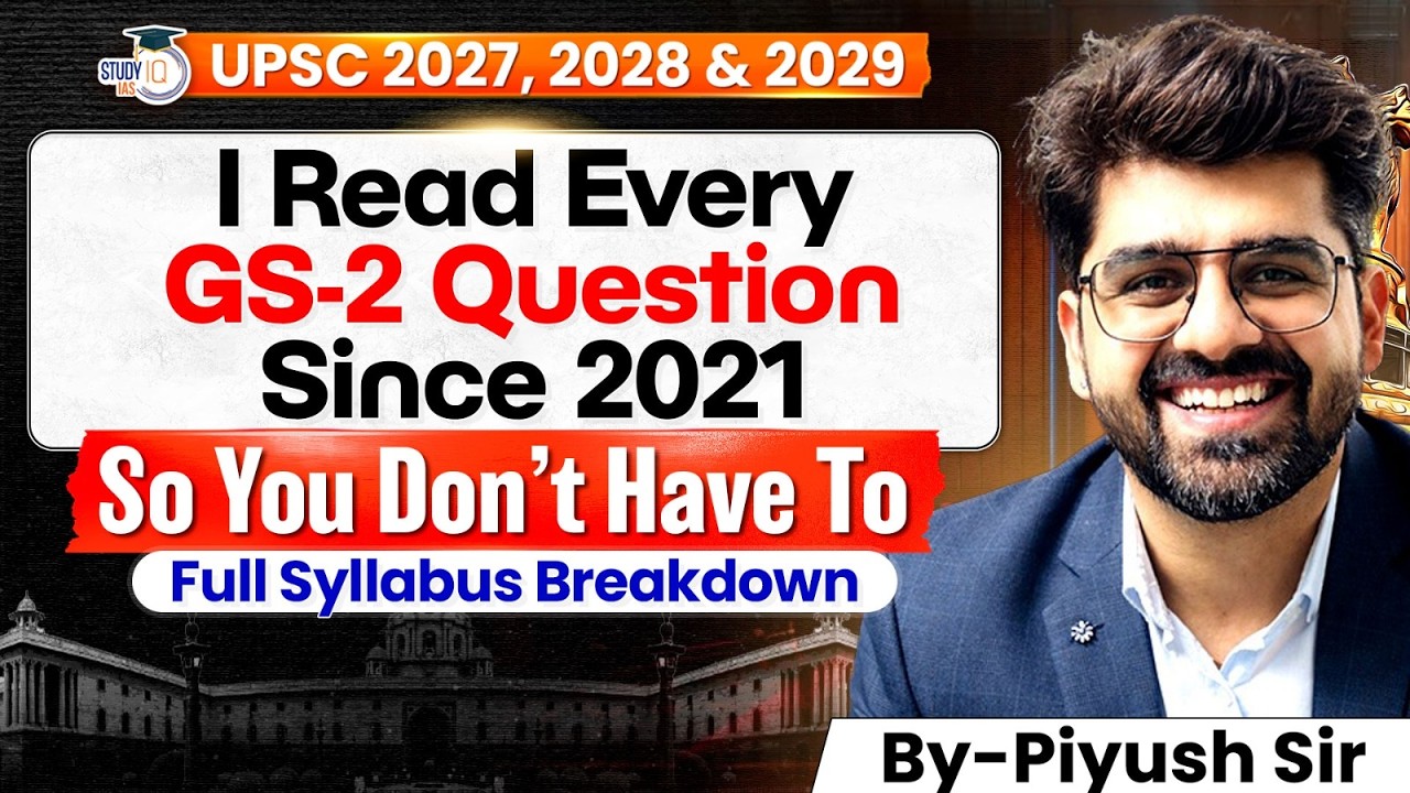 UPSC GS 2 Decoded Every Question Since 2021 Analysis for 2026 Exam