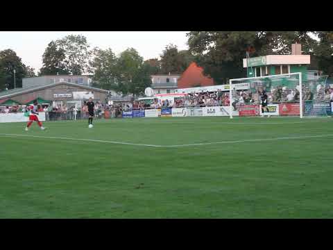 Halbfinale SHFV-LOTTO-Pokal PSV Neumünster - VfB Lübeck Herdi Busuku zum 1:1