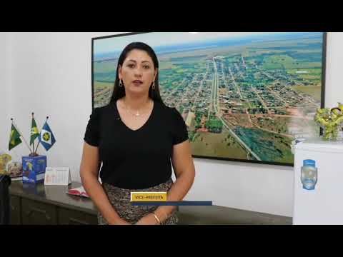 Pronunciamento da Prefeita em exercício Angelita Amorim - ALTO GARÇAS MT