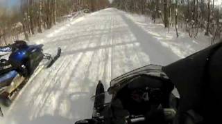 preview picture of video '2012 Ski Doo Renegade 800 ETEC versus 2007 Yamaha APEX'