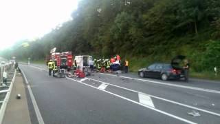 preview picture of video 'Schwerer Unfall in Konz'