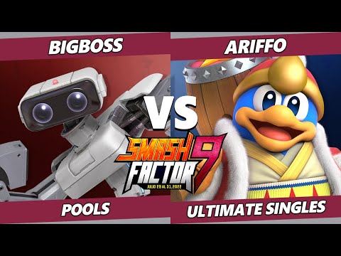 Smash Factor 9 - BigBoss (ROB) Vs. Ariffo (Dedede) SSBU Ultimate Tournament