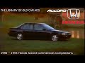 1990 1993 Honda Accord Commercials Compilations Part 3