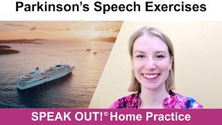 Parkinson’s Speech Exercises: SAIL AWAY