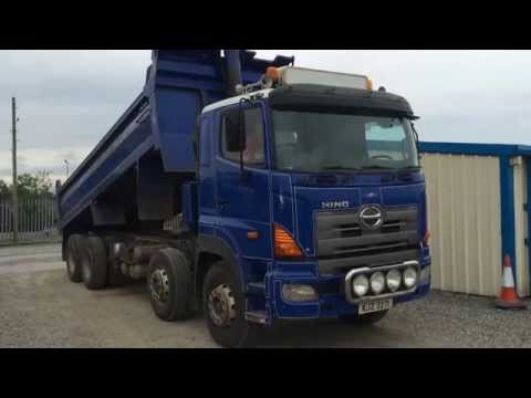 Hino 700 8x4 tipper lorry
