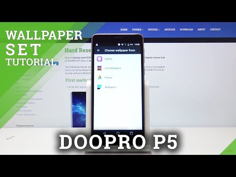 How to Change Wallpaper in DOOPRO P5 – Personalize Display