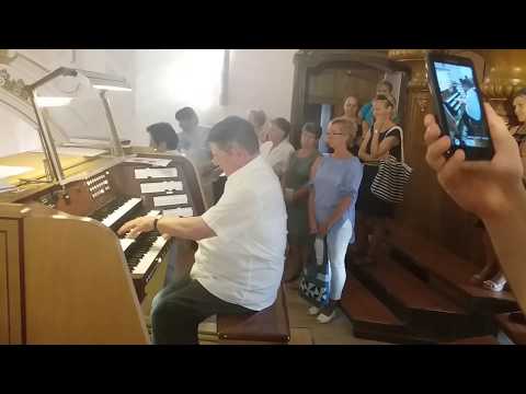 Leányfalusi Vilmos orgonaművész improvizáció