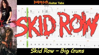 Big Guns - Skid Row - Guitar + Bass TABS Lesson