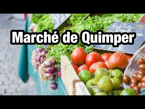 [4K] Marché de QUIMPER🥬🥕🛍️Open Air Market #Quimper #Bretagne #Finistere