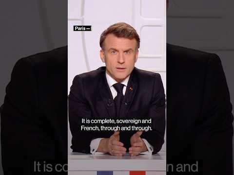 France's Macron: Our nuclear deterrent protects us #europe #shorts