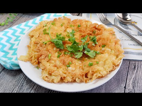 Ultra Crispy Thai Style Prawn Omelette