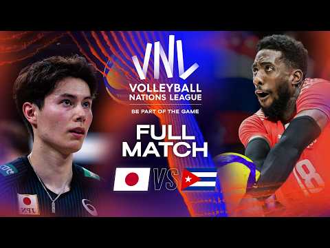 Japan vs. Cuba - Full Match | Men's VNL 2023